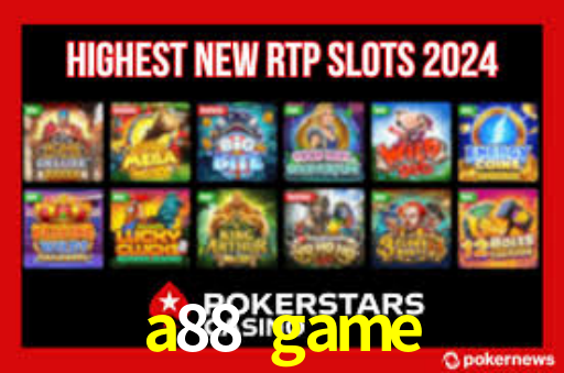 Interface do App a88 game